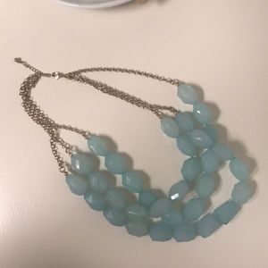 Blue stone necklace